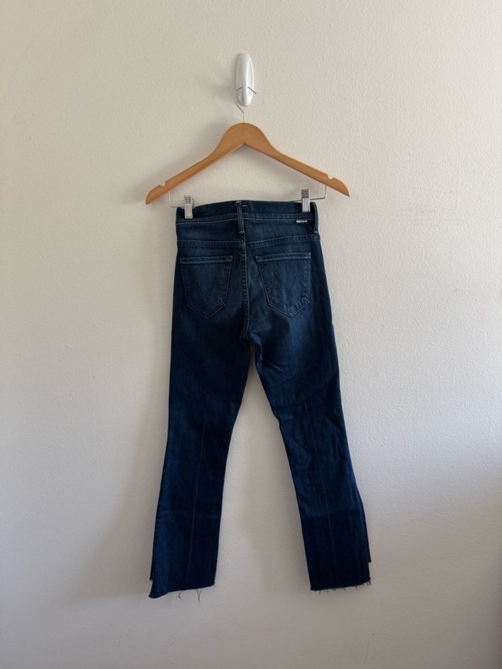 Mother The Insider Crop Step Fray Good For You Jeans size 24 - Picture 5 of 8